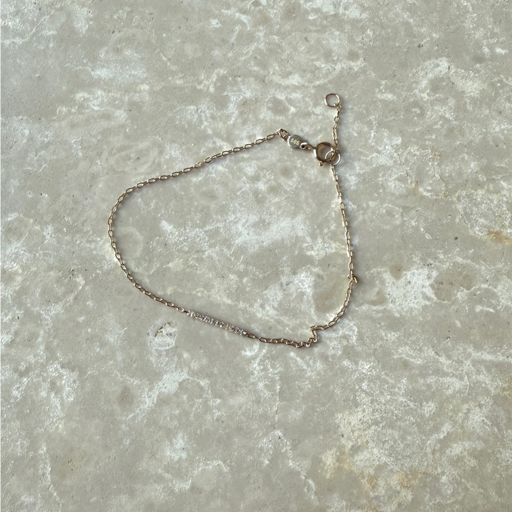 NEW Gorjana diamond bar bracelet